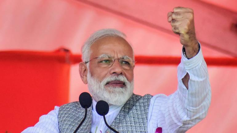 PM Narendra Modi asks people to choose strong government