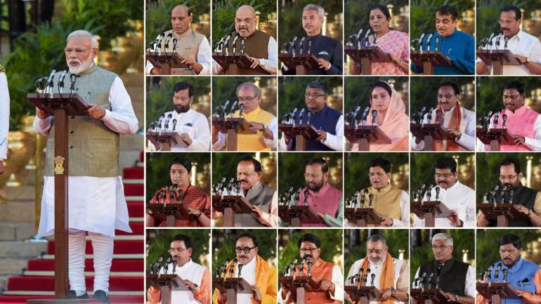 Politics Modi S Team Of Ministers Outlines New Government S