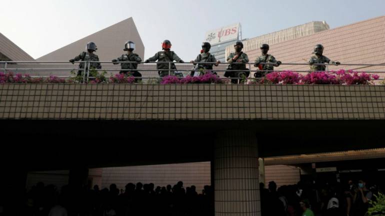 Protests expected at Hong Kong shopping malls one week after violent clash